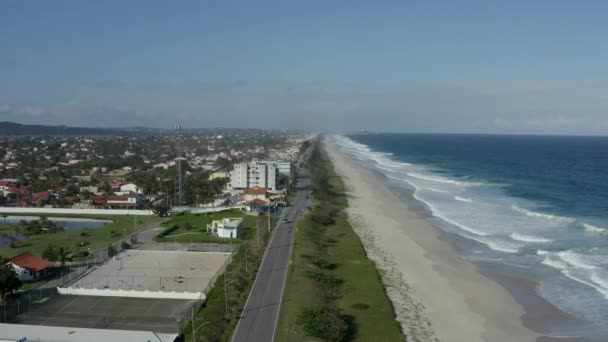 Dünyanın Güzel Plajları Saquarema Rio Janeiro Eyaleti Brezilya — Stok video