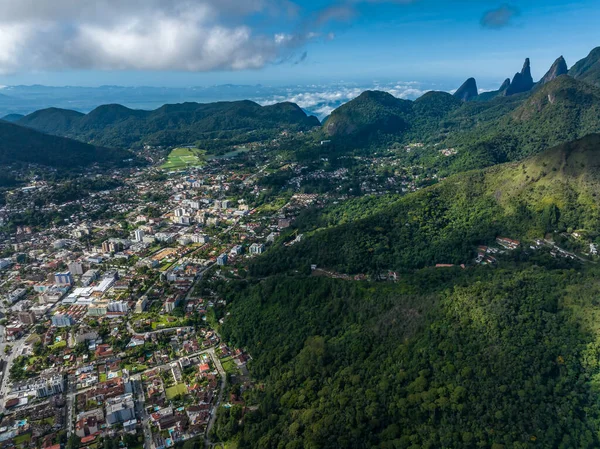Όμορφη Ορεινή Πόλη Teresopolis City Rio Janeiro Βραζιλία — Φωτογραφία Αρχείου
