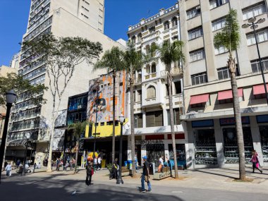 Sao Paulo şehri, Sao Paulo eyaleti, Brezilya. Sao Paulo şehir merkezi, Sao Joao Bulvarı.