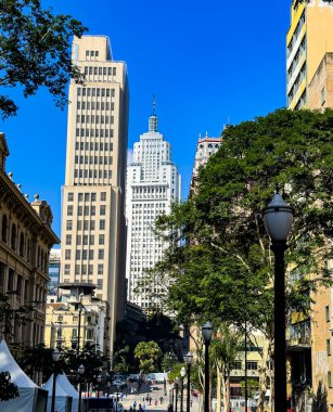 Sao Paulo şehri, Sao Paulo eyaleti, Brezilya. Sao Paulo şehir merkezi, Sao Joao Bulvarı.