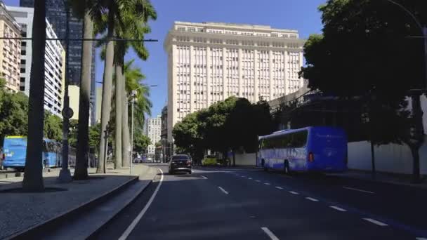 도시를 리우데자네이루 센트로 대통령 앤서니 카를로스 애비뉴 브라질 — 비디오