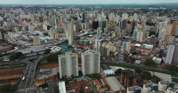 Légi Felvétel Világ Városairól Campinas Városa Sao Paulo Állam Brazília — Stock videók
