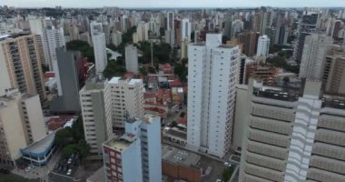 Futbol stadyumlarının hava manzarası. Prenses Altın Küpe Stadyumu. Campinas, Sao Paulo Eyaleti, Brezilya. Güney Amerika.