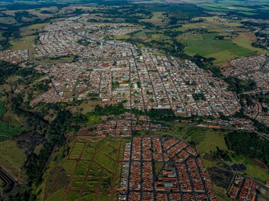 Güney Amerika 'da küçük şehirler. Sao Manuel şehri, Sao Paulo eyaleti, Brezilya.