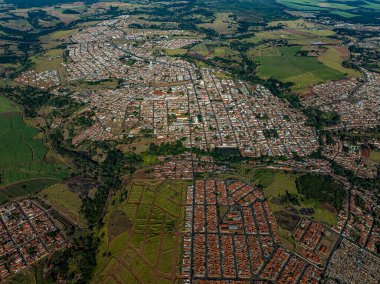 Güney Amerika 'da küçük şehirler. Sao Manuel şehri, Sao Paulo eyaleti, Brezilya.
