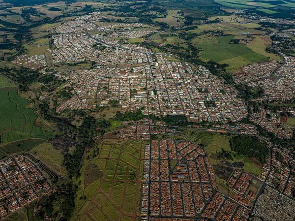 Güney Amerika 'da küçük şehirler. Sao Manuel şehri, Sao Paulo eyaleti, Brezilya.