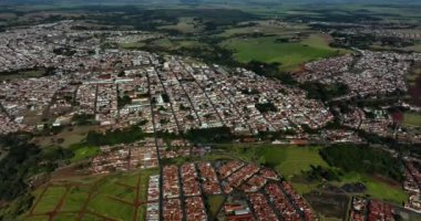 Güney Amerika 'da küçük şehirler. Sao Manuel şehri, Sao Paulo eyaleti, Brezilya.