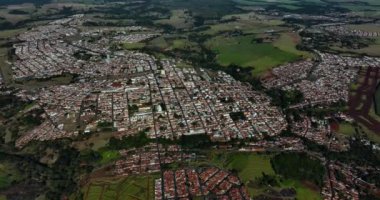 Güney Amerika 'da küçük şehirler. Sao Manuel şehri, Sao Paulo eyaleti, Brezilya.