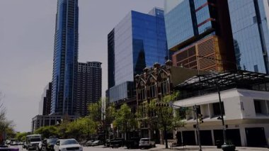 Dünyanın dört bir yanındaki binaların modern yapıları. Austin, Kongre Bulvarı, Teksas. 03-08-2024