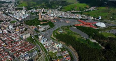 Meryem Ana 'nın Katedral Bazilikası. Aparecida şehri, Sao Paulo eyaleti, Brezilya. 12-25-2024