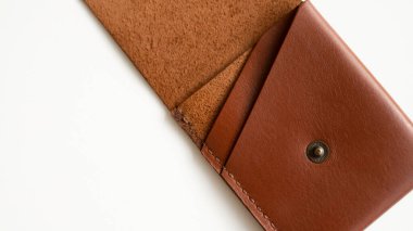 Unisex boş deri kart tutucu. Gerçek deri aksesuarlar.