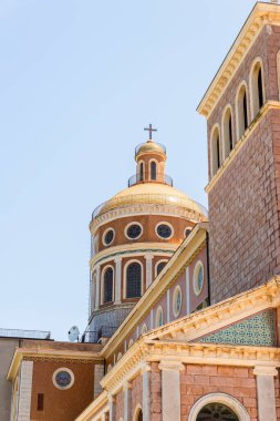 Architectural Sights of The Sanctuary of The Madonna Nera of  Tindari in Patti, Messina Province, Sicily, Italy.