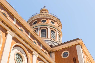 Architectural Sights of The Sanctuary of The Madonna Nera of  Tindari in Patti, Messina Province, Sicily, Italy.