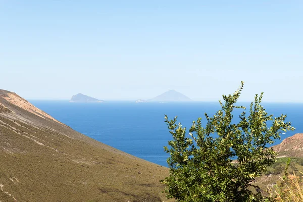 Seascapes of The Vulcano Island (Aeolian Islands) in Lipari, Messina Province, Sicily, Italy.