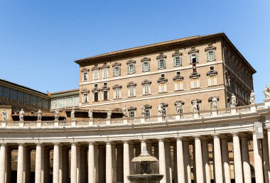 Saint Peters Bazilikasının Mimari Güzelliği (Vatikan Şehri, Roma, İtalya 'daki Basilica di San Pietro).
