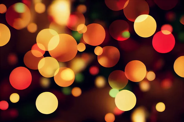 Όμορφη Χαρούμενη Bokeh Των Χριστουγέννων Φώτα Έργο Τέχνης Θολή Αφηρημένη — Φωτογραφία Αρχείου