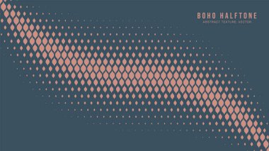 Boho Tarzı Modern Yarıton Vektörü Yumuşak Eğimli Estetik Sınır Estetik Arkaplanı. Çağdaş Yarım Tonlu Çingene Deseni Moda İnce Doku. Havalı Minimalist Duvar Kağıdı. İnce Yumuşatma Soyutlaması