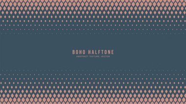 Boho Style Modern Yarıton Vektör Yatay Sınır Süslü Soyut Arkaplan. Yarım Tonlu Çingene Ölçekli Moda Moda Modeli. En şık Minimalist Duvar Kağıdı. Zarif Stil Soyutlaması