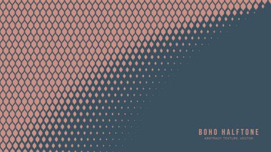 Boho Tarzı Modern YarıTonlama Gradyan Vektör Düz Sınır Soyut Arkaplanı. Çağdaş Yarım Tonlu Çingene Ölçekli Moda Moda Estetik Soyutlaması. En şık Minimalist Duvar Kağıdı. İnce Doku