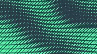 Paralelkenar yarım tonlu vektör dinamik göz çarpık dokuyu yakalıyor. Modern Güçlü Enerji Deseni Kavramsal Turkuaz Moda Soyut Arkaplanı. Canlı Soyutlama Teal Green Duvar Kağıdı