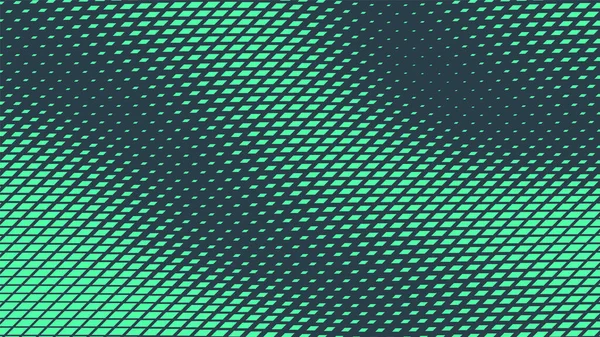 平行四辺形ハーフトーングラデーションベクトルダイナミックアイキャッチワープテクスチャ 現代の強力なエネルギーパターン概念ターコイズトレンド概要背景 鮮やかなアブストラクション Teal Green Wallpaper — ストックベクタ