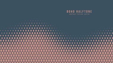 Boho Style Yarıton Vektörü Yumuşak Dalgalı Sınır Estetik Moda Soyut Arkaplanı. Çağdaş Çingene Ölçekli Havalı Minimalist Duvar Kağıdı. Yarım Tonlu Sanat Dinamik Soyutlama Dokulu Arkaplan