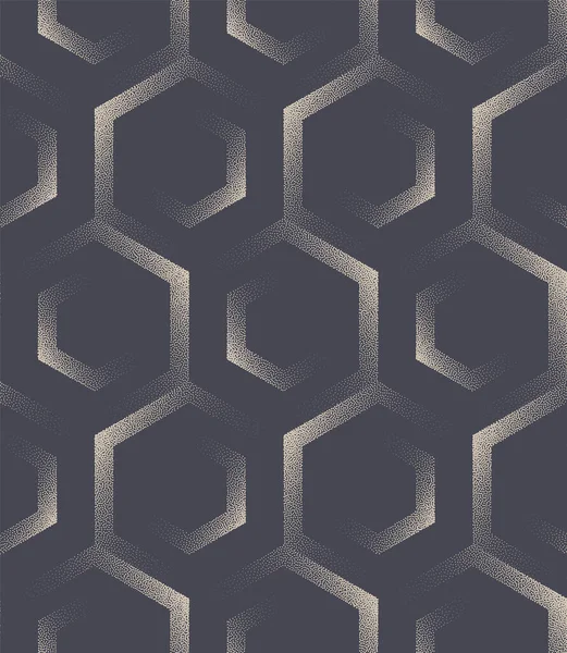 Moderigtigt Luksus Geometrisk Sømløse Mønster Vektor Fancy Abstrakt Baggrund Hexagonal – Stock-vektor