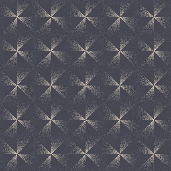 Driehoekige Dot Werk Subtiele Textuur Geometrische Naadloze Patroon Vector Abstracte — Stockvector