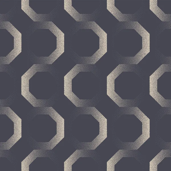 Old Fashioned Stylish Geometric Seamless Pattern Vector Abstract Hintergrund Achtecke — Stockvektor