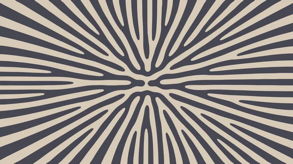 サイケデリックな奇妙な抽象背景ベクトル放射対称クレイジーパターン 精神的ストレスと不安概念的なグラフィック抽象アートイラスト Tシャツプリントトリッピー催眠パノラマ壁紙 — ストックベクタ