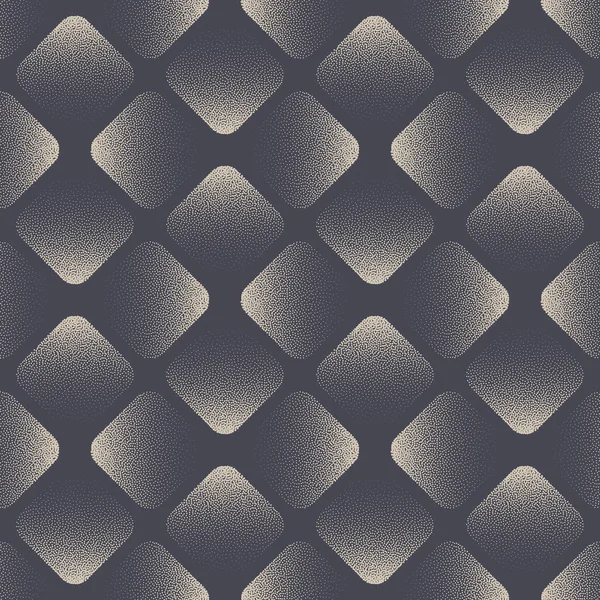 Arrondi Losange Grille Sans Couture Motif Tendance Vecteur Esthétique Abstrait — Image vectorielle