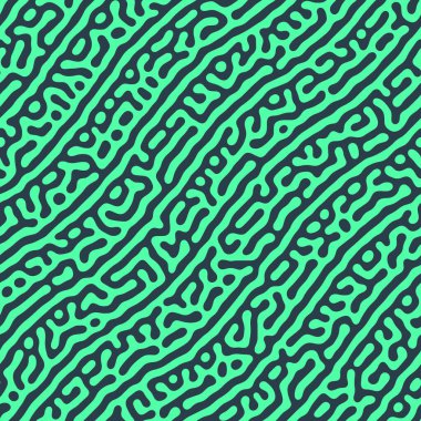 Psikedelik Dinamik Dalgalı Kusursuz Şekilsiz Şekil Vektörü Soyut Arkaplan. Eğri Çizgiler Sofistike Yapı Tekrarlayan Garip Çılgın Duvar Kağıdı. Modern Tekstil Tasarımı Sürekli Soyutlama