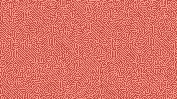 Turing Diffusion Effect Vector Psychedelic Coral Shades Abstrakter Hintergrund Ungewöhnliche — Stockvektor