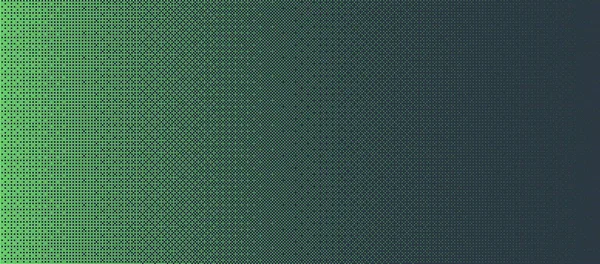 Dither模式位图纹理半色调梯度矢量宽背景 闪屏效果全景背景图效果的闪屏 8位Pixel Art Retro Video Game Bright Green Decoration — 图库矢量图片