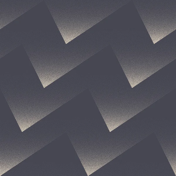 Jagged Zigzag Layered Dynamic Structure Seamless Mönster Vector Trendig Abstrakt — Stock vektor