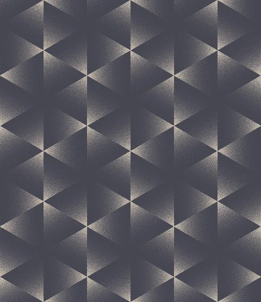 Triangular Structure Classy Seamless Pattern Vector Dotwork Abstrakt Background Old — Stockový vektor