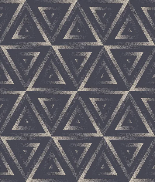 Rejilla Triangular Lujo Elegante Patrón Sin Costura Vector Dot Trabajo — Archivo Imágenes Vectoriales