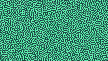 Soyut Karalama Kalıpları Eksantrik Psikedelik Turkuaz Geniş Arkaplan. Turing Difüzyon Tepkisi Etkisi Aquamarine Renk Duvar Kağıdı. Karmaşık Çizgiler Yapılandırma Modu Sanat Çılgını İllüstrasyonu