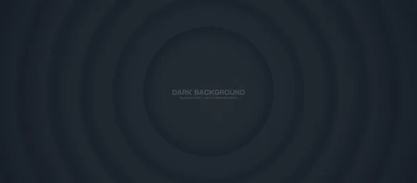 Vector High Tech Minimalistic Dark Grey Abstract Background Layered Dynamic — 스톡 벡터