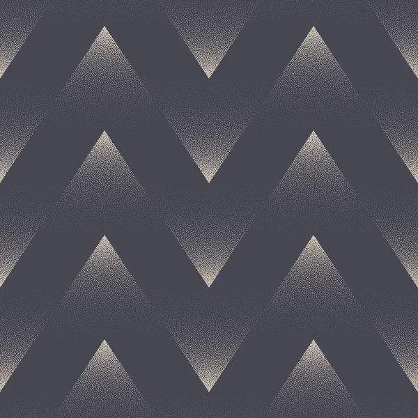 Zigzag Striped Dynamic Seamless Pattern Vector Dot Work Résumé Contexte — Image vectorielle