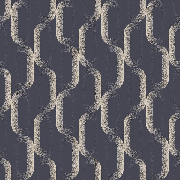 Fashionable Trendy Exquisite Seamless Pattern Vector Dot Work Abstract Background. Vogue Elegant Fancy Chic Graphic Abstraction Textile Design Fabric Print Endless Wallpaper. Halftone Art Illustration