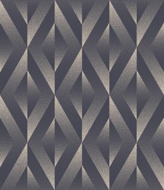 Art Deco Vintage Kusursuz Düzen Vektör Noktalama Lüks Özgeçmişi. Rhombus Izgara Şebekesi Tasarımı Süslü Eski Moda Tekstil Yazdırma Yineleyici Duvar Kağıdı. Yarım Tonlu Sonsuz Sanat Çizimi