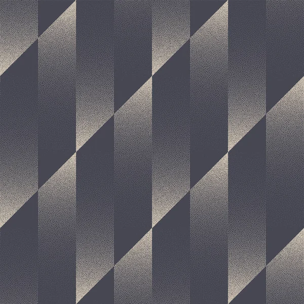 Checkered Tilted Tile Seamless Pattern Trend Vector Dot Work Fondo — Archivo Imágenes Vectoriales
