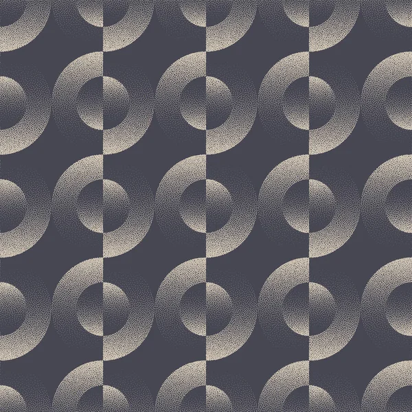 Retro Moderum Style Circles Менее Патетическая Абстракция Векторного Графического Стипля — стоковый вектор