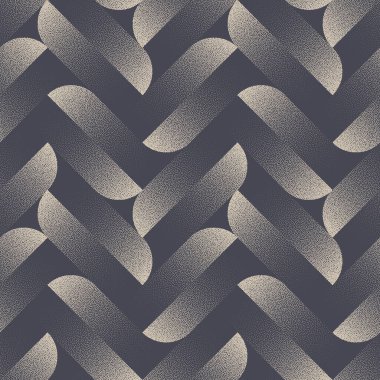 Retro Tarzlı Moda Kusursuz Moda Trend Vektör Dot Çalışması Soyut Arkaplan. Sonsuz soyutlama 1950 'lerin Süslü Şık Tekstil Tasarım Kumaş Yazısı. Tekrarlayan Duvar Kağıdı Yarım Tonlu Sanat İllüstrasyonu