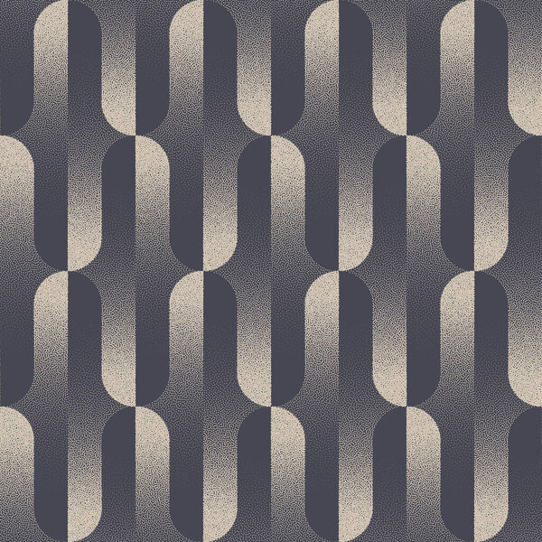 1950s 1960s Retro Seamless Pattern Trend Vector Dotwork Stylish Abstract Background. 50s 60s Style Classy Endless Abstraction Textile Print For Cloth. Repetitive Art Illustration Fashionable Wallpaper