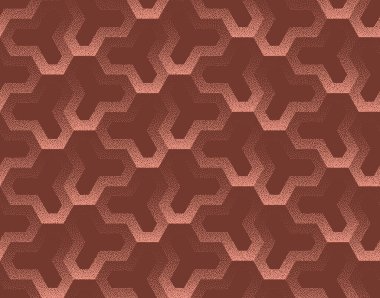 Arap Biçimli Geometrik Kafes Vektörü Kusursuz Düzen Eğilimi Kahverengi Soyut Arkaplan. Sonsuz Grafiksel Oriental Süsleme Döngüsü Duvar Kağıdı İnce Nokta Doku Doku Doku Dokuması. Yarım Tonlu Sanat Çizimi