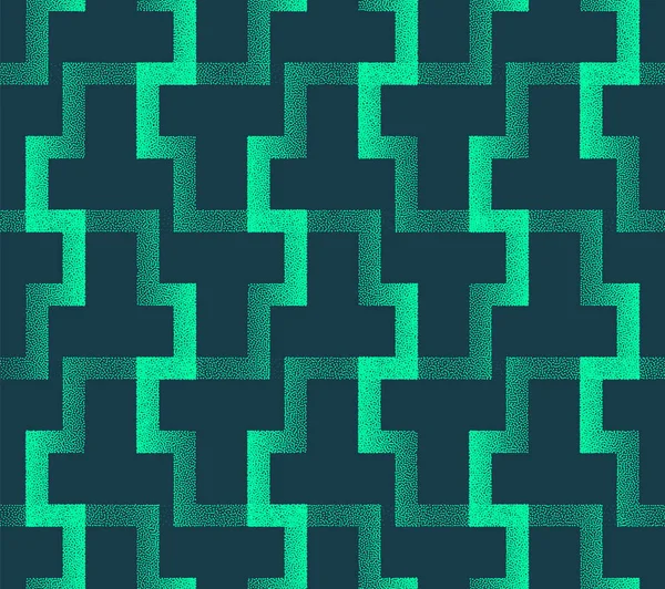 Geometrik Süsleme Kusursuz Model Trend Vektörü Soyut Arkaplan. Modern Tekstil Baskısı için Yarım Ton Sanat İllüstrasyonu. Bitmeyen Grafiksel Tekrarlayıcı Soyut Duvar Kağıdı Doku Doku DokusuName