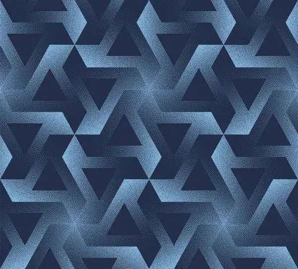Ultra Modern Geometric Seamless Pattern Trend Διάνυσμα Μπλε Αφηρημένο Φόντο — Διανυσματικό Αρχείο