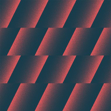 Eğimli Sembol Yapısı Kusursuz Desensiz Trend Vektörü Kırmızı Soyut Arkaplan. Fütürist Teknoloji Yarım Tonlu Sanat Geometrik İllüstrasyonu. Tekrarlanan Grafiksel Soyut Duvar Kağıdı Doku Çalışması